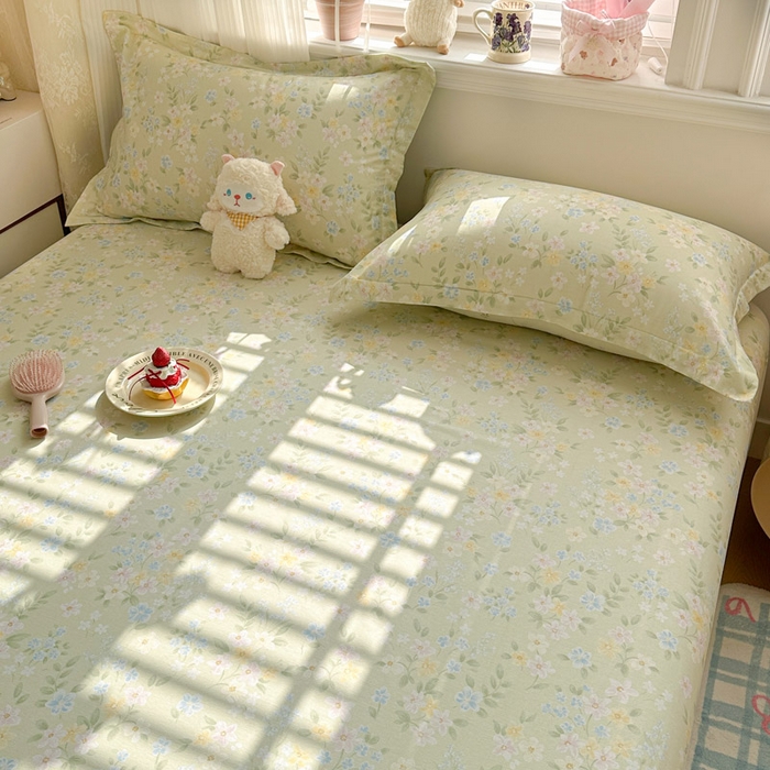 91家纺网 家纺一手货源 找家纺 绵庭家纺 2026新款12868全棉纯棉印花系列枕套单件单品枕套单枕套-第一批 徐徐花开