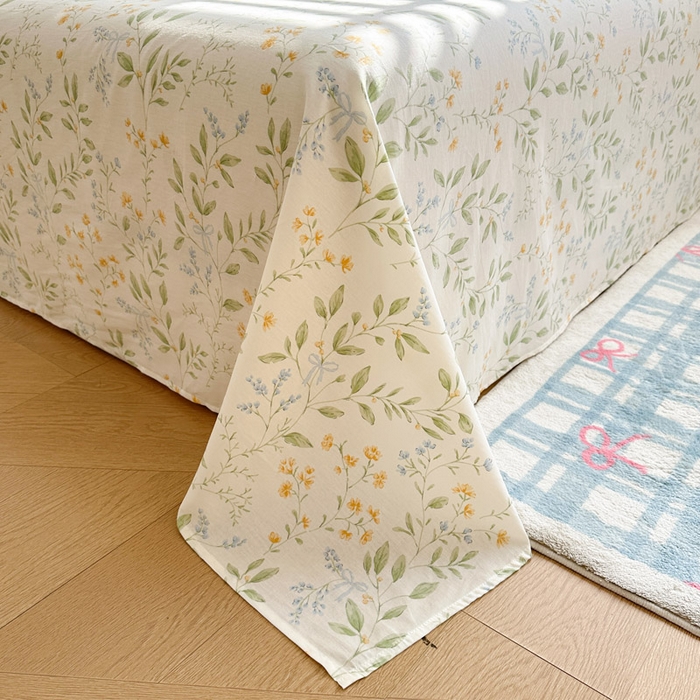 91家纺网 家纺一手货源 找家纺 绵庭家纺 2026新款12868全棉纯棉印花系列床单单件单品床单单床单-第一批 沐樱