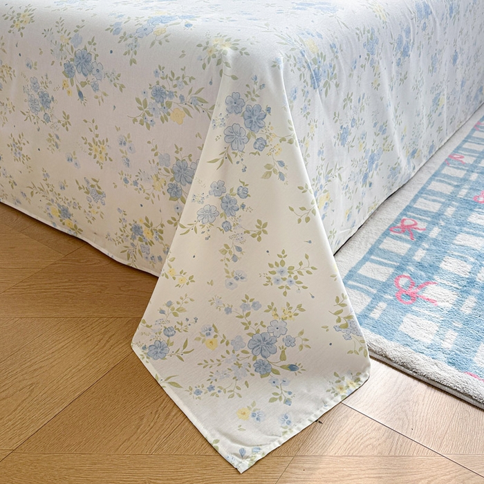 91家纺网 家纺一手货源 找家纺 绵庭家纺 2026新款12868全棉纯棉印花系列床单单件单品床单单床单-第一批 苏林-米黄