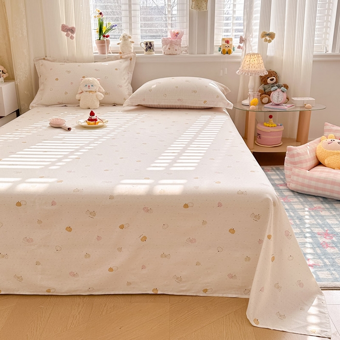 91家纺网 家纺一手货源 找家纺 绵庭家纺 2026新款12868全棉纯棉印花系列床单单件单品床单单床单-第一批 园可可