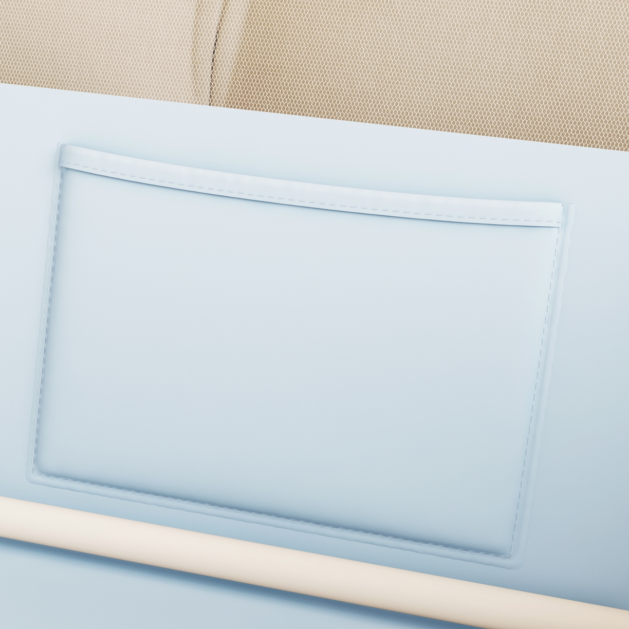 91家纺网 家纺一手货源 找家纺 初心家纺 2026新款DIY防尘顶坐床防摔蚊帐 天蓝