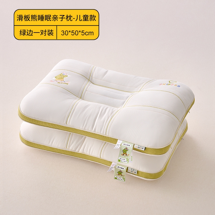 91家纺网 家纺一手货源 找家纺 （总）鼎晟纺 2026新款滑板熊决明子睡眠亲子枕儿童学生枕头成人枕芯