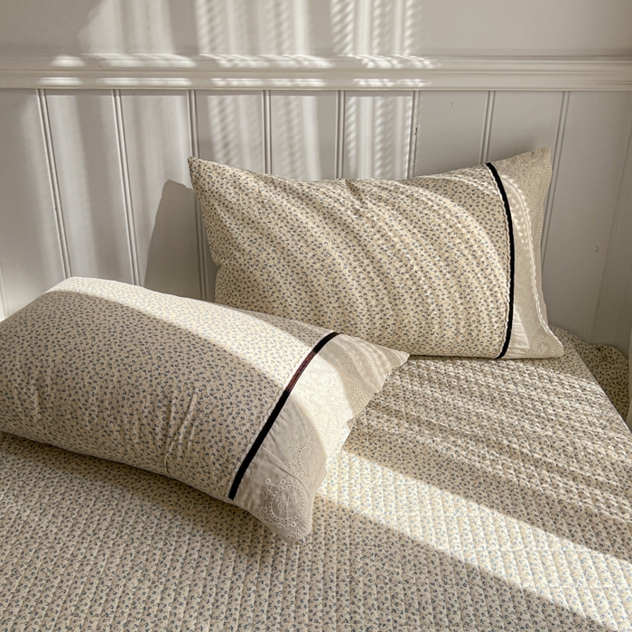 91家纺网 家纺一手货源 找家纺 （总）欧尚 2026新款花边云感棉夏被床盖四件套