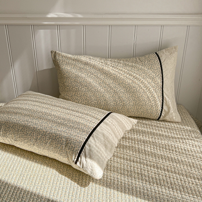 91家纺网 家纺一手货源 找家纺 欧尚 2026新款花边云感棉夏被床盖四件套 利莲