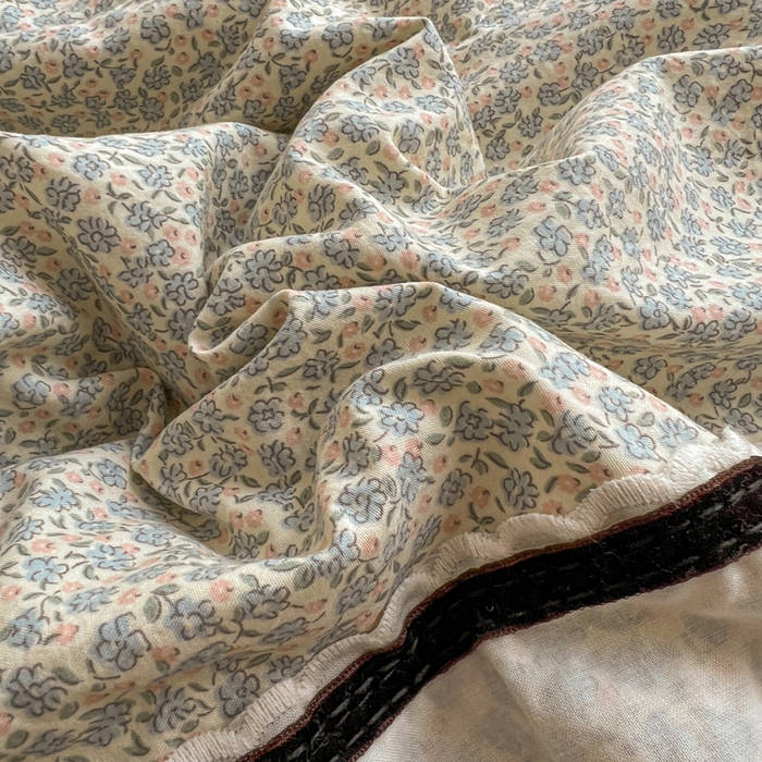 91家纺网 家纺一手货源 找家纺 欧尚 2026新款花边云感棉夏被床盖四件套 利莲