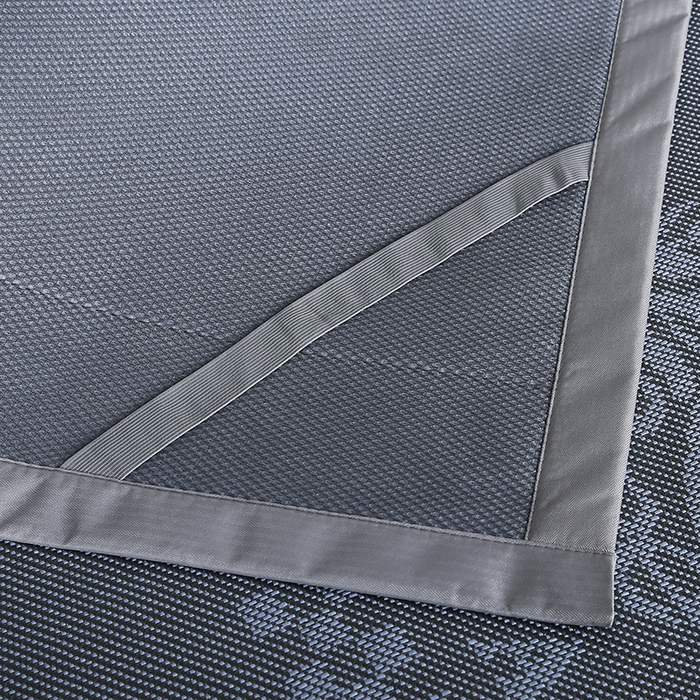 91家纺网 家纺一手货源 找家纺 步步高席业 2026新款凉感冰丝冰藤席 蓝色