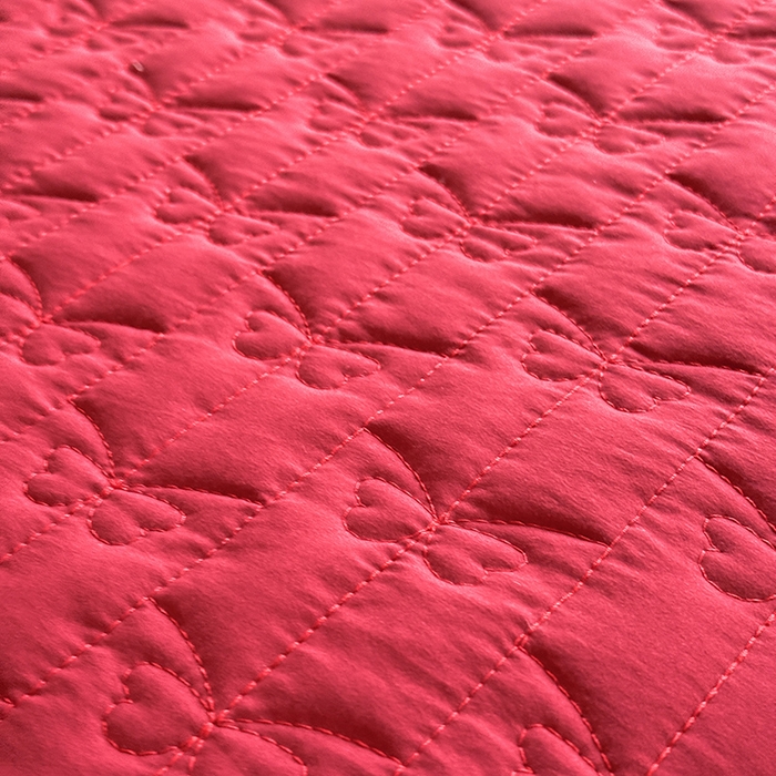 91家纺网 家纺一手货源 找家纺 2026春夏新款ins风小清新AB版法式云朵棉木棉床盖款四件套 玫瑰庄园