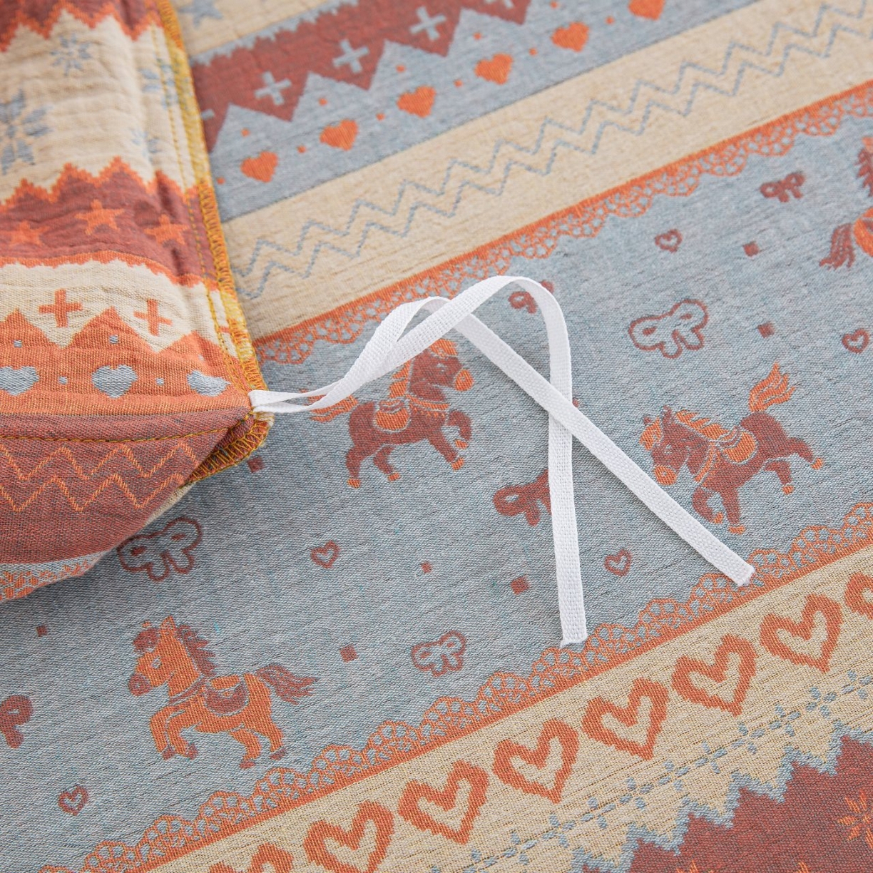 91家纺网 家纺一手货源 找家纺 （总）2026新款一花三色全棉色织提花双层纱AA版纽扣款-马上加薪