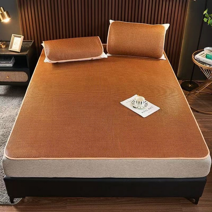 91家纺网 家纺一手货源 找家纺 （总）步步高席业 2026新款压光藤席