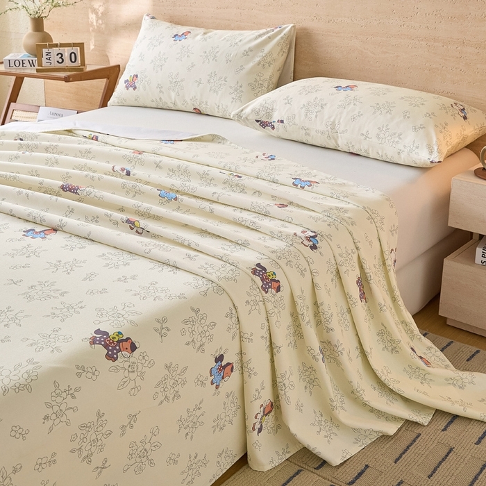 91家纺网 家纺一手货源 找家纺 （总）大元 2026新款全棉纯棉老粗布凉席席子单床单 床单单件