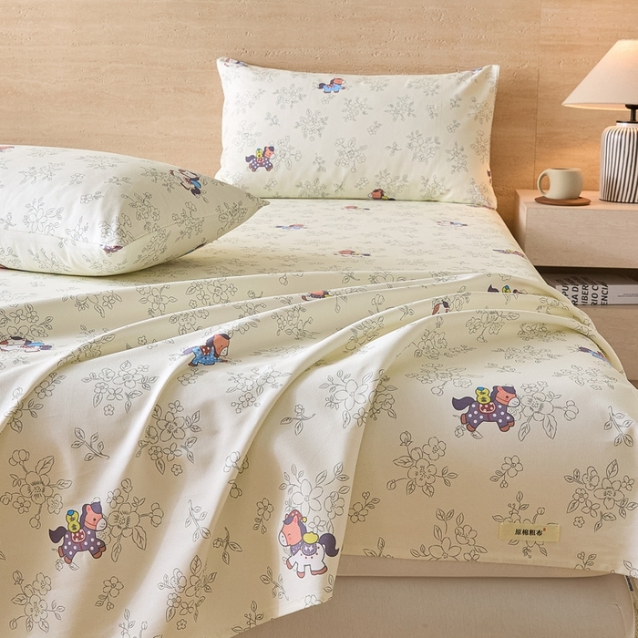 91家纺网 家纺一手货源 找家纺 （总）大元 2026新款全棉纯棉老粗布凉席席子单床单 床单单件