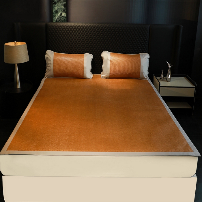 91家纺网 家纺一手货源 找家纺 （总）步步高席业 2026新款天然藤席冰丝席-双面藤席