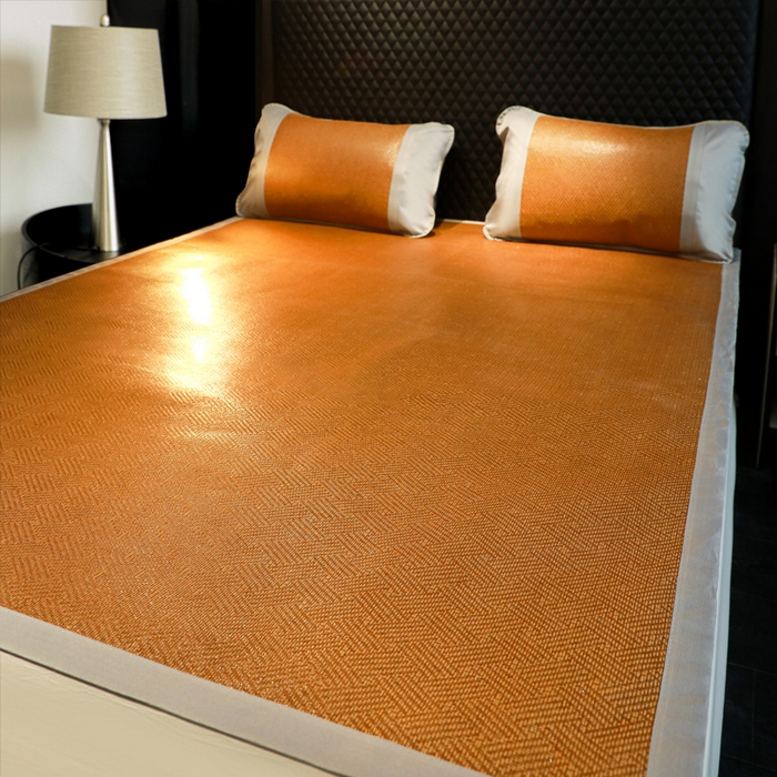 91家纺网 家纺一手货源 找家纺 （总）步步高席业 2026新款天然藤席冰丝席-双面藤席