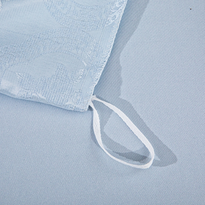 91家纺网 家纺一手货源 找家纺 畅畅家纺 2026春夏新款高档轻奢水洗真丝提花四件套夏天纯色床单床笠 花镜-水清兰