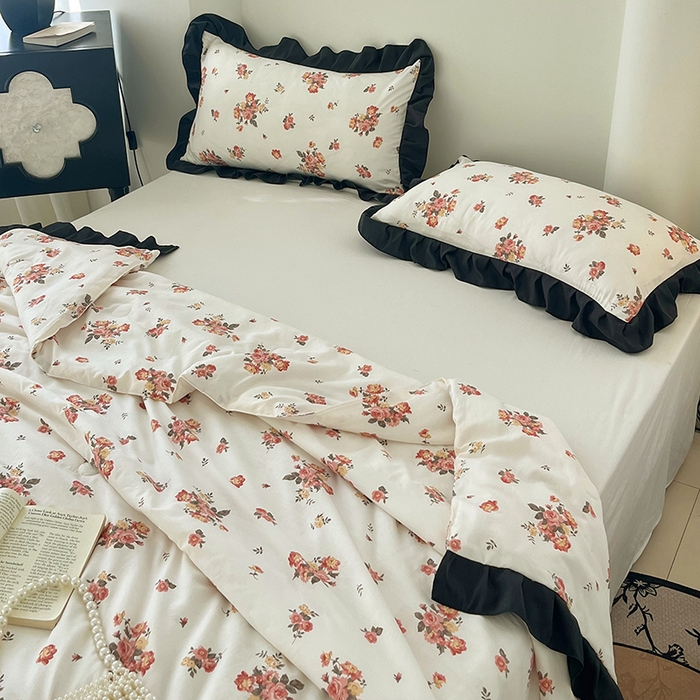 91家纺网 家纺一手货源 找家纺 （总）vip被业 2026新款新疆棉花双层纱皱皱纱法式赫本风韩版小香ins风空调夏被