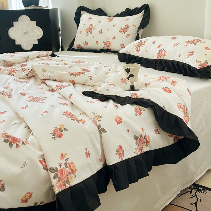 91家纺网 家纺一手货源 找家纺 （总）vip被业 2026新款新疆棉花双层纱皱皱纱法式赫本风韩版小香ins风空调夏被