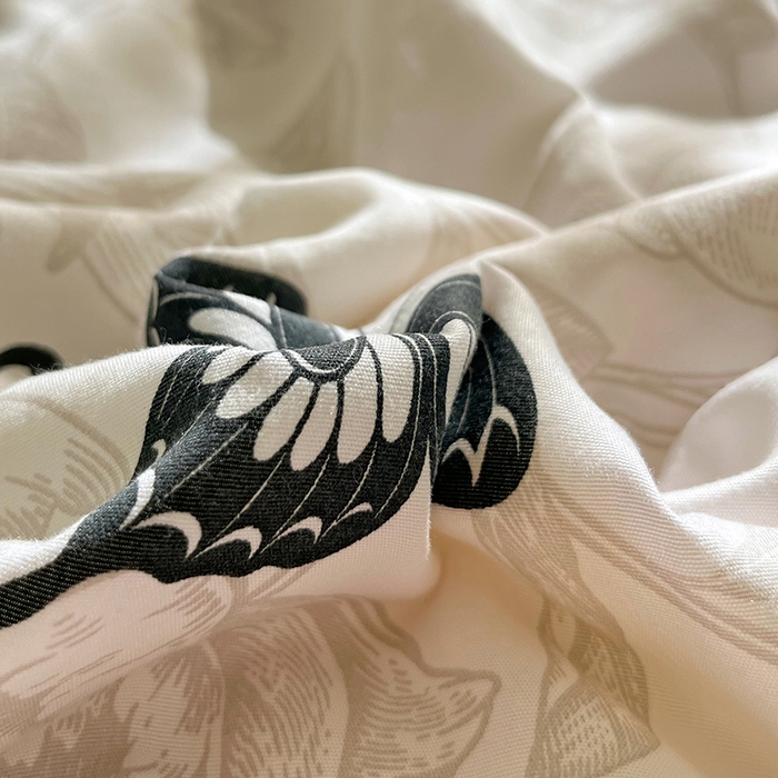 91家纺网 家纺一手货源 找家纺 vip被业 2026新款新疆棉花双层纱皱皱纱法式赫本风韩版小香ins风空调夏被 蝴蝶泉边