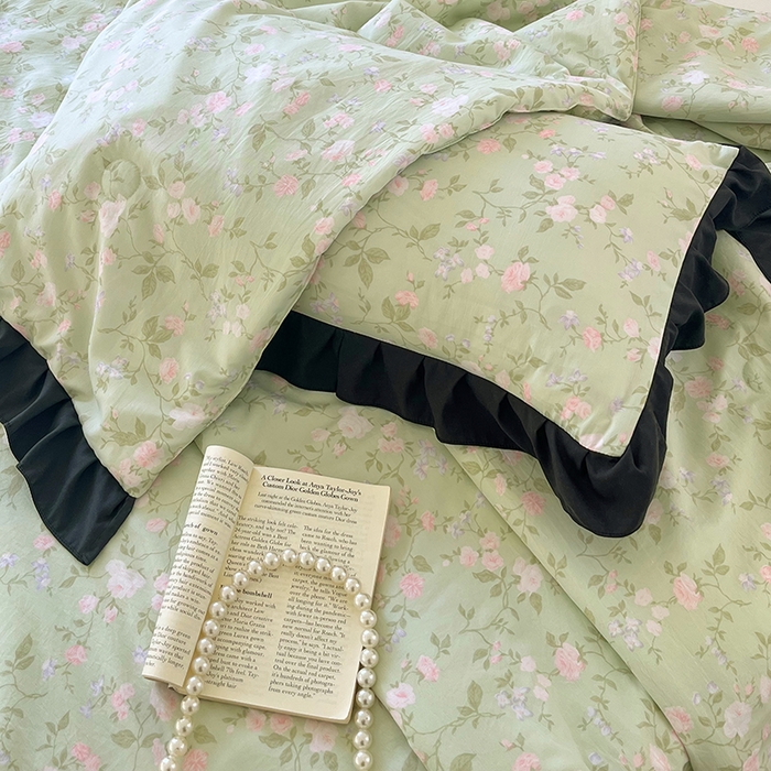 91家纺网 家纺一手货源 找家纺 vip被业 2026新款新疆棉花双层纱皱皱纱法式赫本风韩版小香ins风空调夏被 蓝调时刻