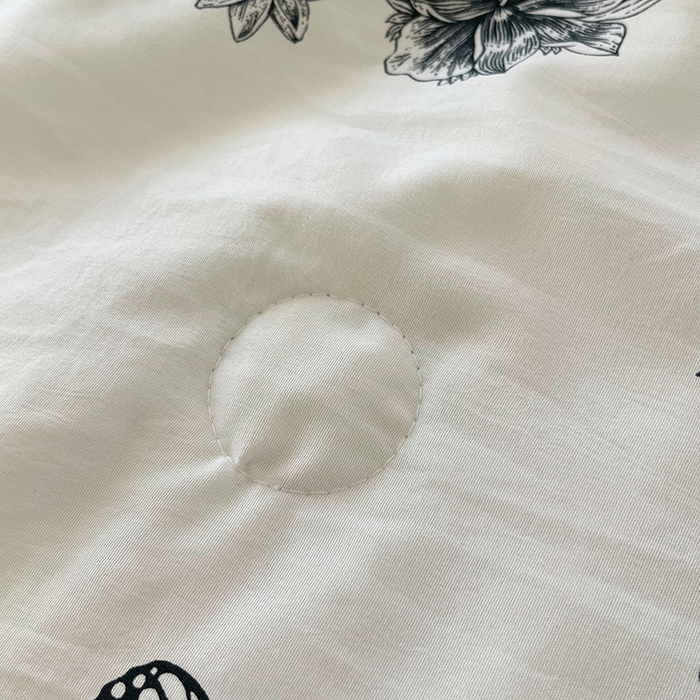 91家纺网 家纺一手货源 找家纺 vip被业 2026新款新疆棉花双层纱皱皱纱法式赫本风韩版小香ins风空调夏被 月半夜曲