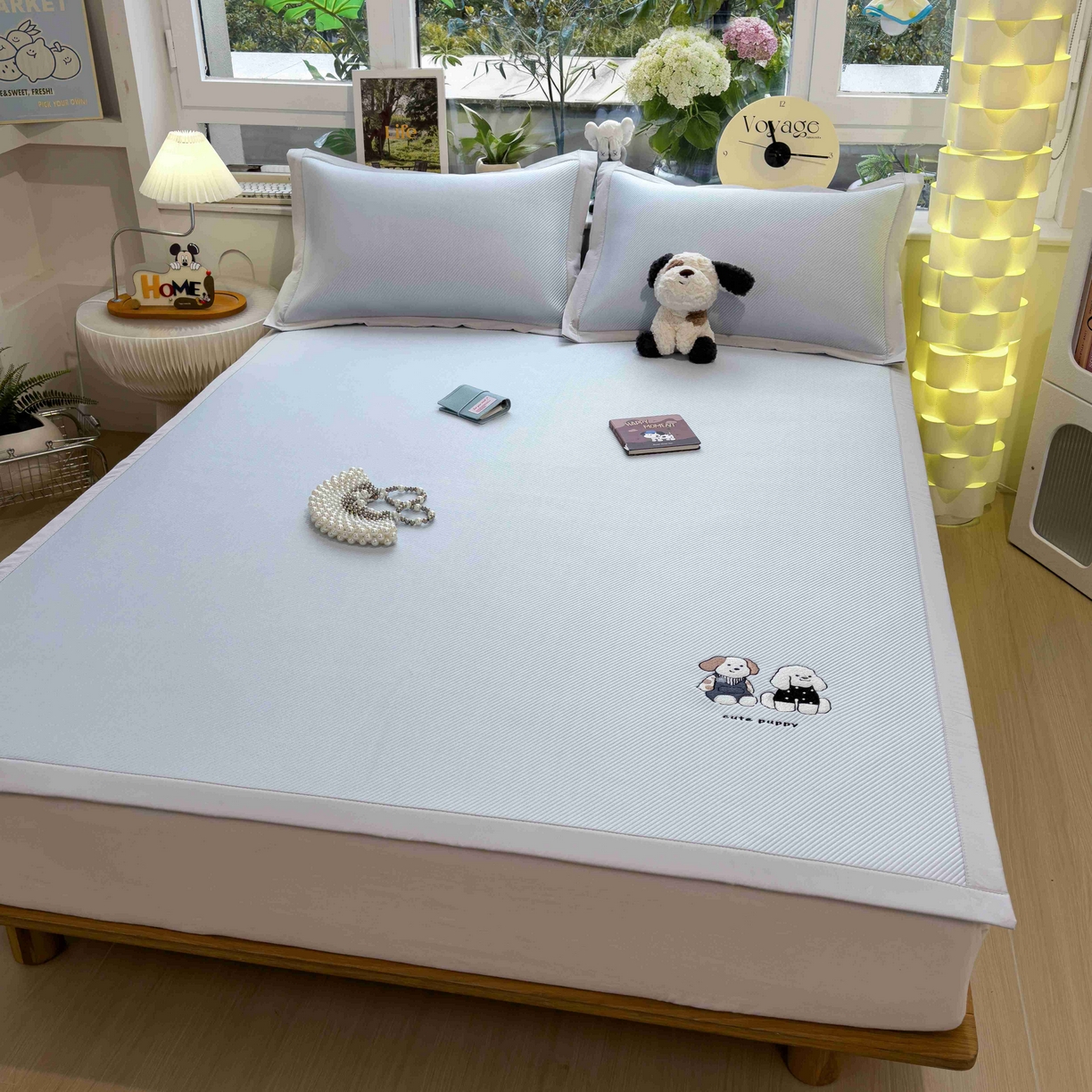 91家纺网 家纺一手货源 找家纺 （总）孩子王家纺 2026春夏新款可机洗冰豆豆冰丝席凉席席子a类母婴级婴儿可用凉感值过0.21