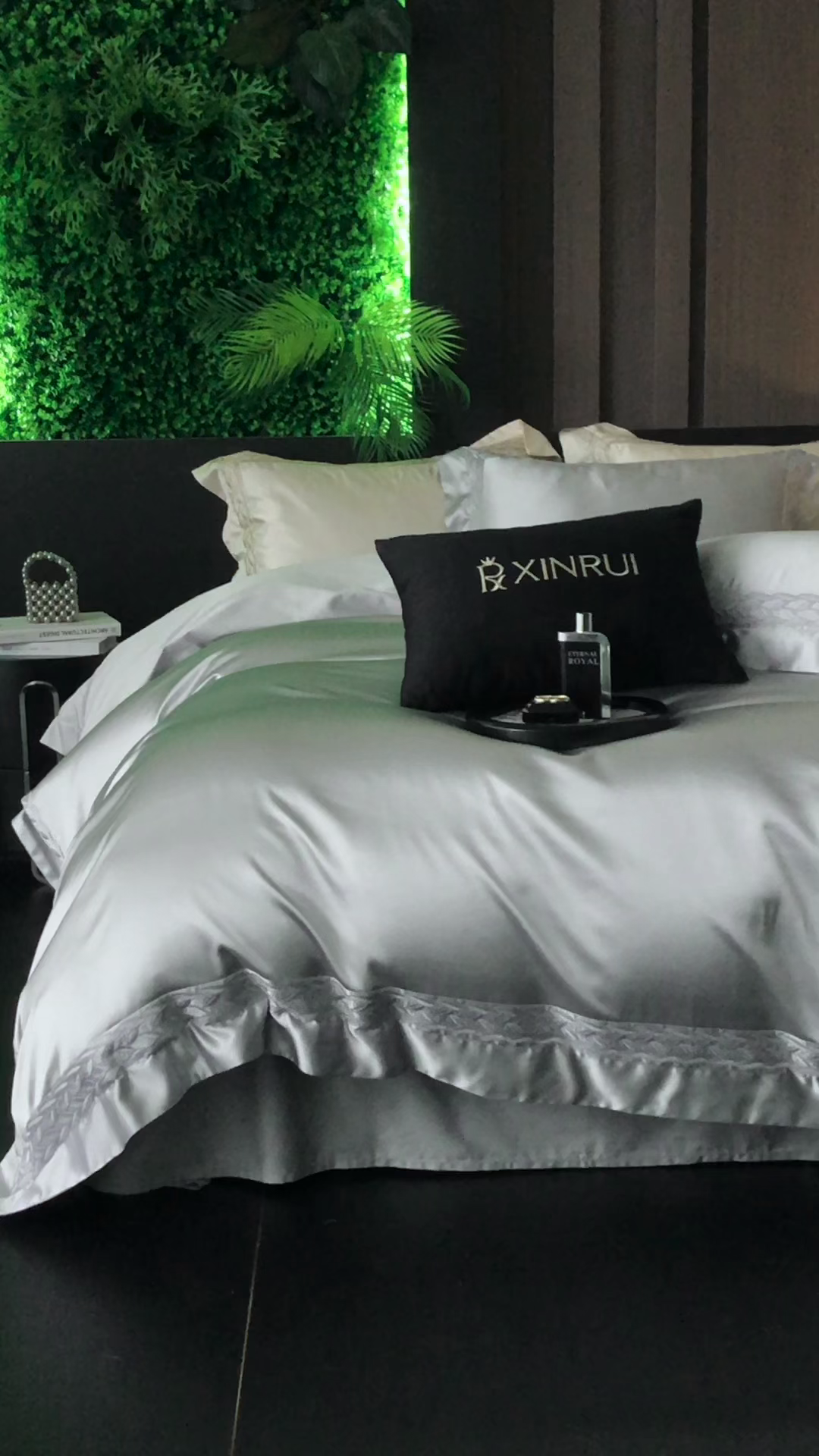 91家纺网 家纺一手货源 找家纺 （总）馨蕊家居 2026春夏新款款100s全棉纯棉高精密四件套-米娅