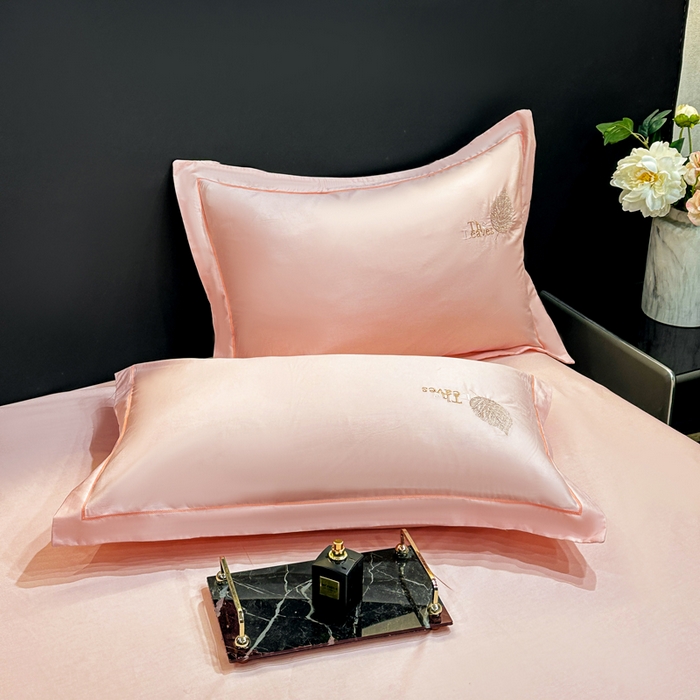 91家纺网 家纺一手货源 找家纺 昊翔家纺 2026全棉纯棉刺绣花四件套40支长绒棉100% 棉礼盒包装 醉清风-樱花玉