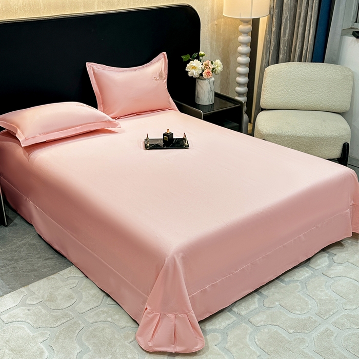 91家纺网 家纺一手货源 找家纺 昊翔家纺 2026全棉纯棉刺绣花四件套40支长绒棉100% 棉礼盒包装 醉清风-樱花玉