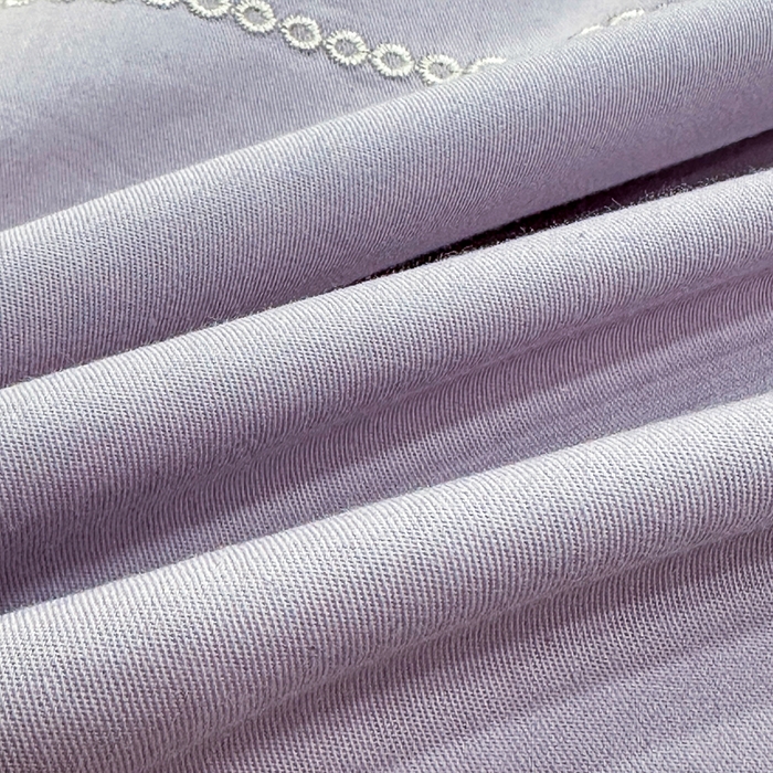 91家纺网 家纺一手货源 找家纺 昊翔家纺 2026全棉纯棉刺绣花四件套40支长绒棉100% 棉礼盒包装 醉清风-紫色