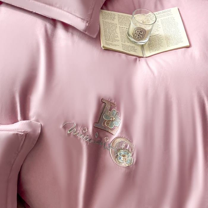 91家纺网 家纺一手货源 找家纺 昊翔家纺 2026全棉纯棉刺绣花四件套40支长绒棉100% 棉礼盒包装 澜韵-贵族粉