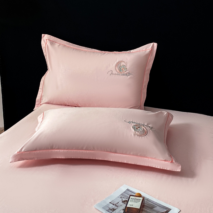 91家纺网 家纺一手货源 找家纺 昊翔家纺 2026全棉纯棉刺绣花四件套40支长绒棉100% 棉礼盒包装 澜韵-浅玉