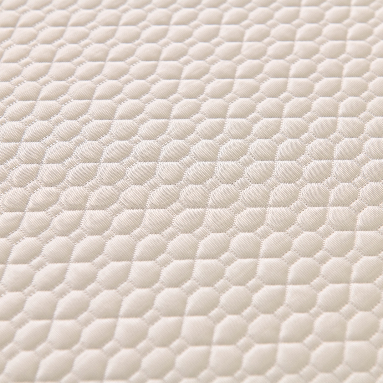 91家纺网 家纺一手货源 找家纺 席之家 2026新款PE中分子凉席三件套纯色平铺豆豆席-四叶草 四叶草-云雾白