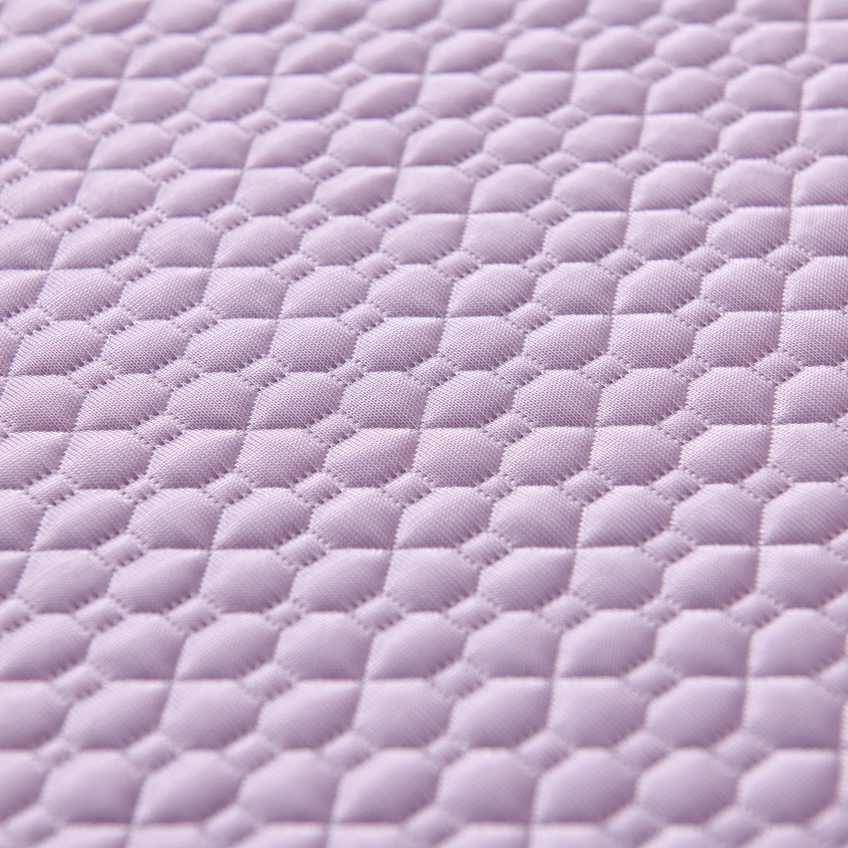 91家纺网 家纺一手货源 找家纺 席之家 2026新款PE中分子凉席三件套纯色平铺豆豆席-四叶草 四叶草-优雅紫