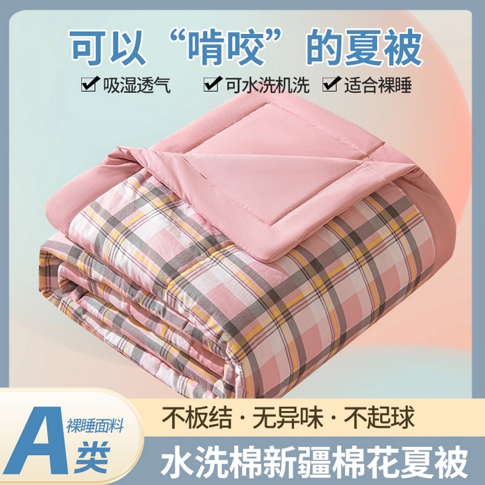 91家纺网 家纺一手货源 找家纺 （总）欧朵 2026新款A类水洗棉豆豆被冬被大豆被芯春秋被冬被 幼儿园 学生宿舍 四季被空调被子