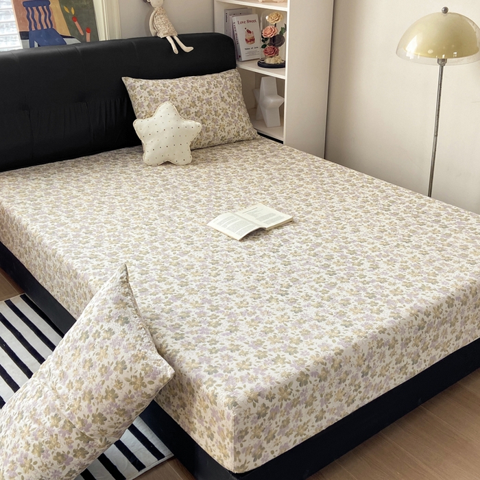 91家纺网 家纺一手货源 找家纺 赛琳 2026新款泡芙纱床笠系列单床笠床笠单件（有买家秀） 茉莉雨