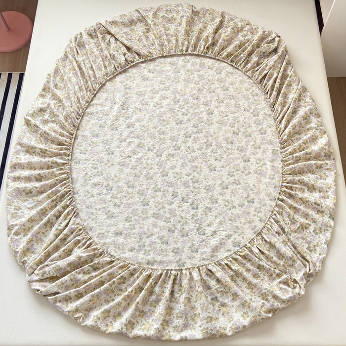 91家纺网 家纺一手货源 找家纺 赛琳 2026新款泡芙纱床笠系列单床笠床笠单件（有买家秀） 茉莉雨