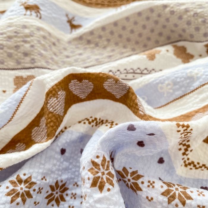 91家纺网 家纺一手货源 找家纺 赛琳 2026新款泡芙纱床笠系列单床笠床笠单件（有买家秀） 小鹿织棉