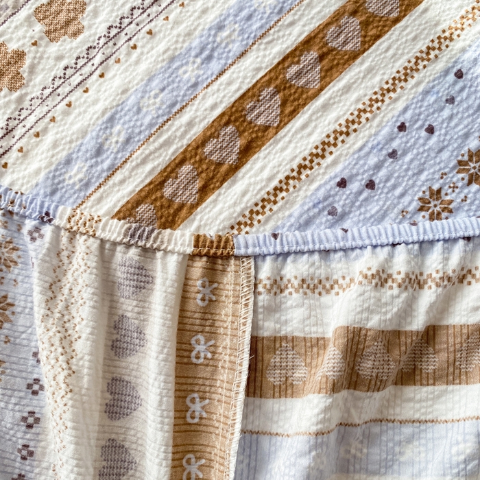 91家纺网 家纺一手货源 找家纺 赛琳 2026新款泡芙纱床笠系列单床笠床笠单件（有买家秀） 小鹿织棉