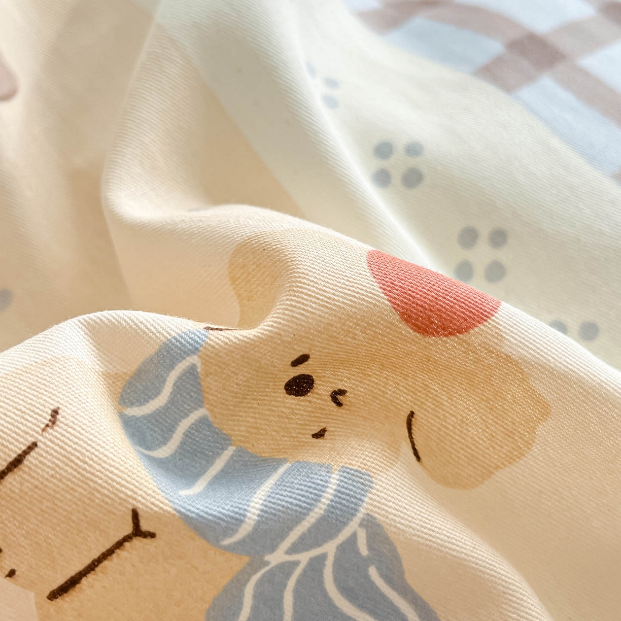 91家纺网 家纺一手货源 找家纺 （总）涵宸家纺 2026新款全棉印花小清新四件套