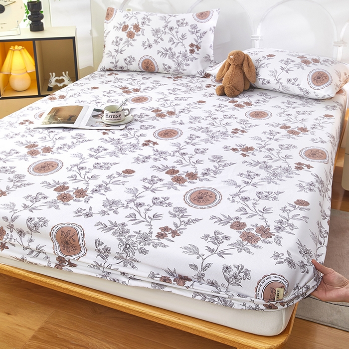 91家纺网 家纺一手货源 找家纺 （总）蕾诺家纺 2026新款老粗布加厚全包防滑防尘罩床罩床笠