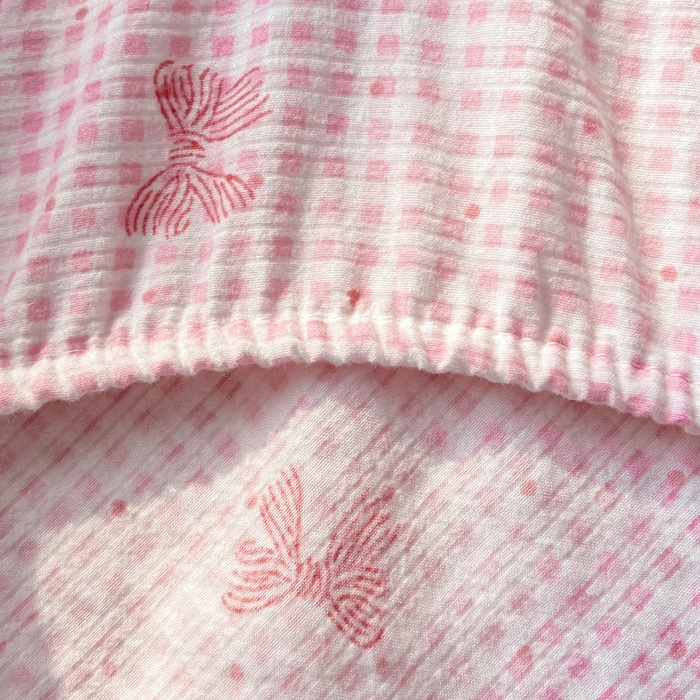 91家纺网 家纺一手货源 找家纺 赛琳 2026新款泡芙纱床笠系列单床笠床笠单件（有买家秀） 予诗粉