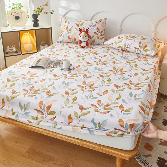 91家纺网 家纺一手货源 找家纺 （总）蕾诺家纺 2026新款老粗布加厚全包防滑防尘罩床罩床笠