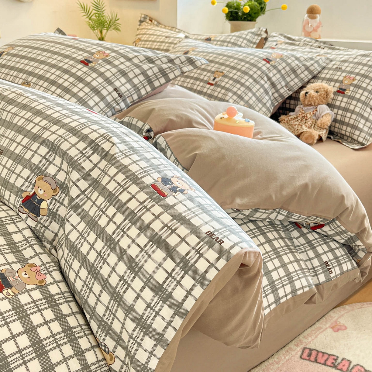 91家纺网 家纺一手货源 找家纺 （总）涵宸家纺 2026新款全棉印花小清新四件套