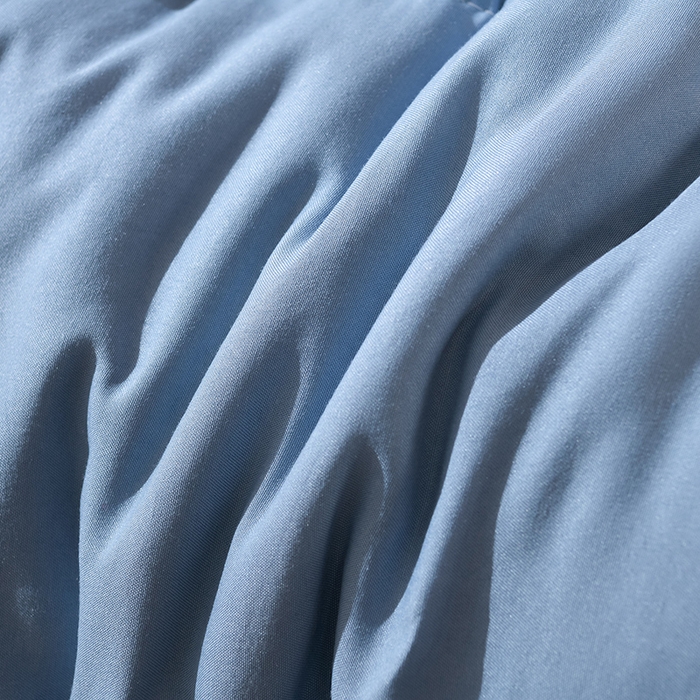 91家纺网 家纺一手货源 找家纺 欧朵家纺 2026春夏新款水洗棉新疆棉花被夏凉被空调被 遇见-蓝