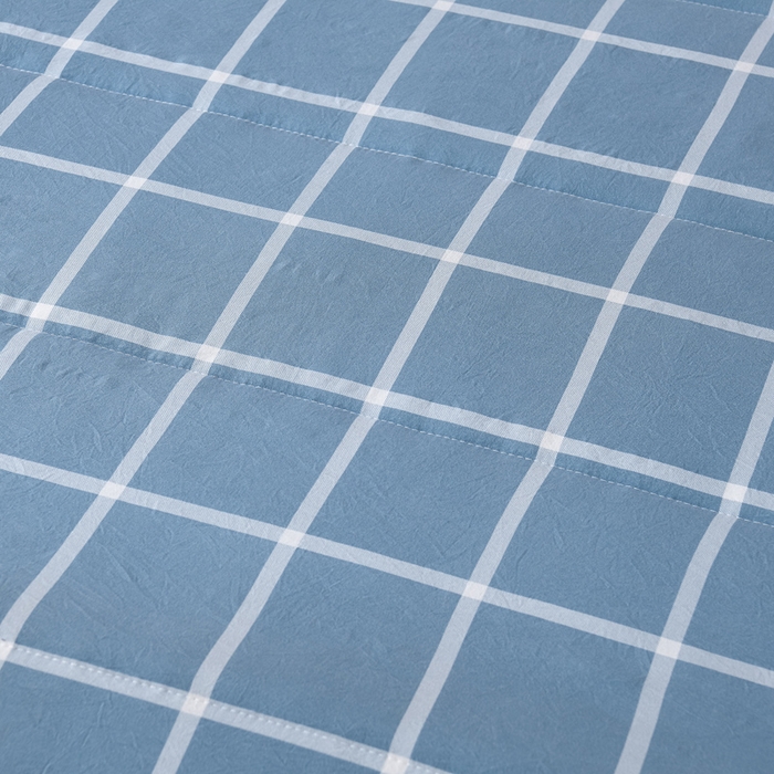 91家纺网 家纺一手货源 找家纺 欧朵家纺 2026春夏新款水洗棉新疆棉花被夏凉被空调被 布丁大格