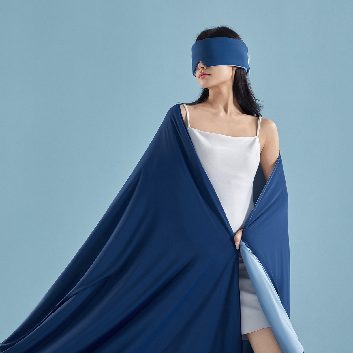 91家纺网 家纺一手货源 找家纺 龙图家纺 2026新款星球睡眠夏凉被被子被芯 深睡蓝