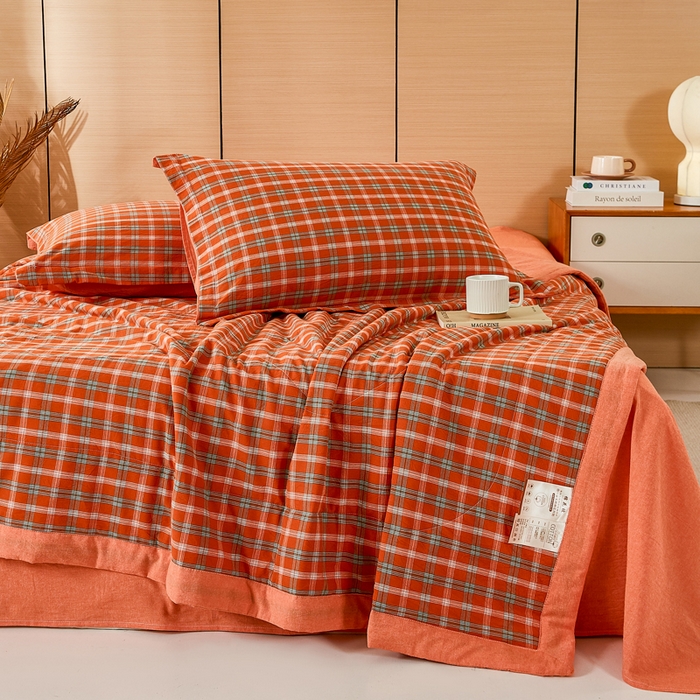 91家纺网 家纺一手货源 找家纺 （总）81号家纺 2026新款全棉纯棉色织棉花夏被夏凉被空调被