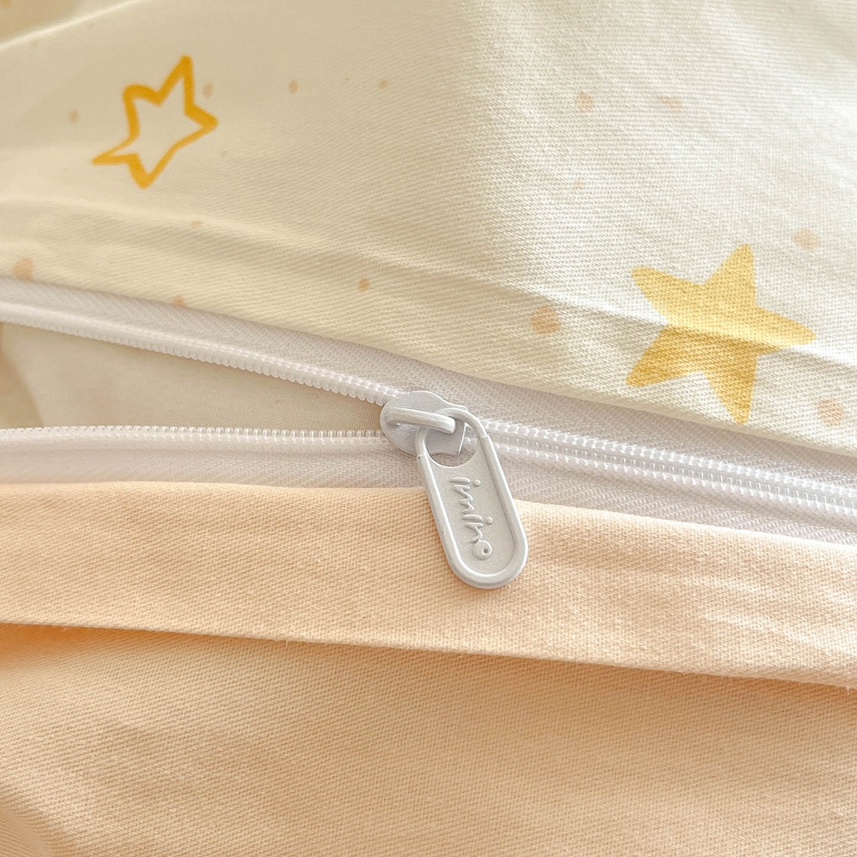 91家纺网 家纺一手货源 找家纺 涵宸家纺 2026新款全棉印花小清新四件套 快乐小星