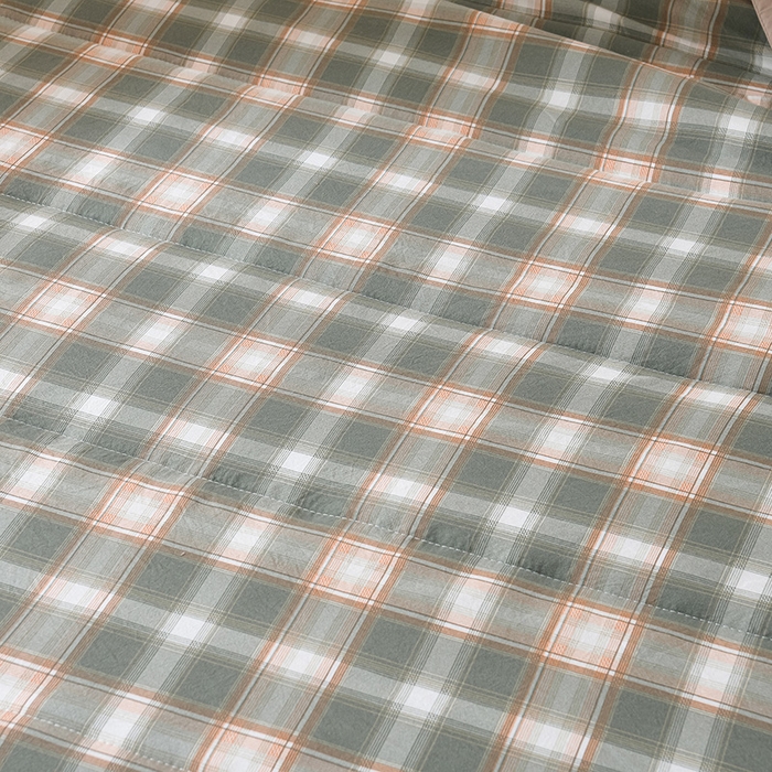 91家纺网 家纺一手货源 找家纺 欧朵家纺 2026春夏新款水洗棉新疆棉花被夏凉被空调被 暖阳格