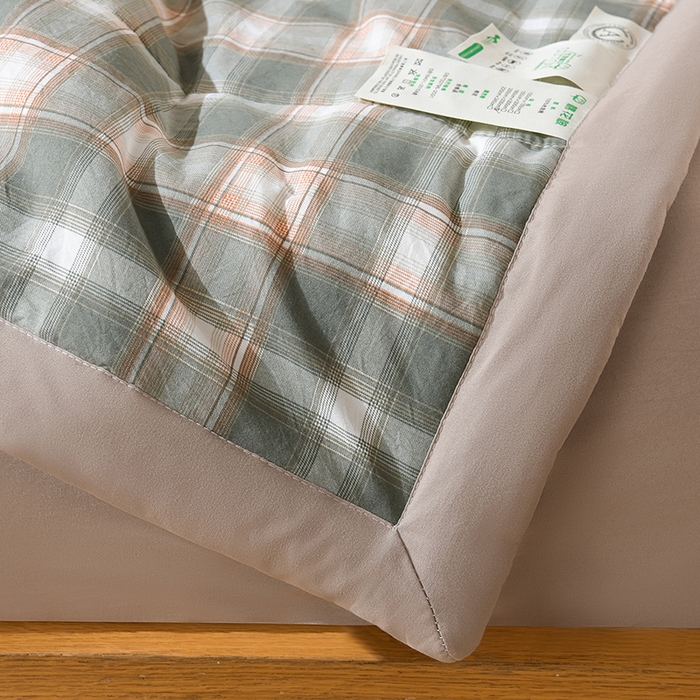 91家纺网 家纺一手货源 找家纺 欧朵家纺 2026春夏新款水洗棉新疆棉花被夏凉被空调被 暖阳格