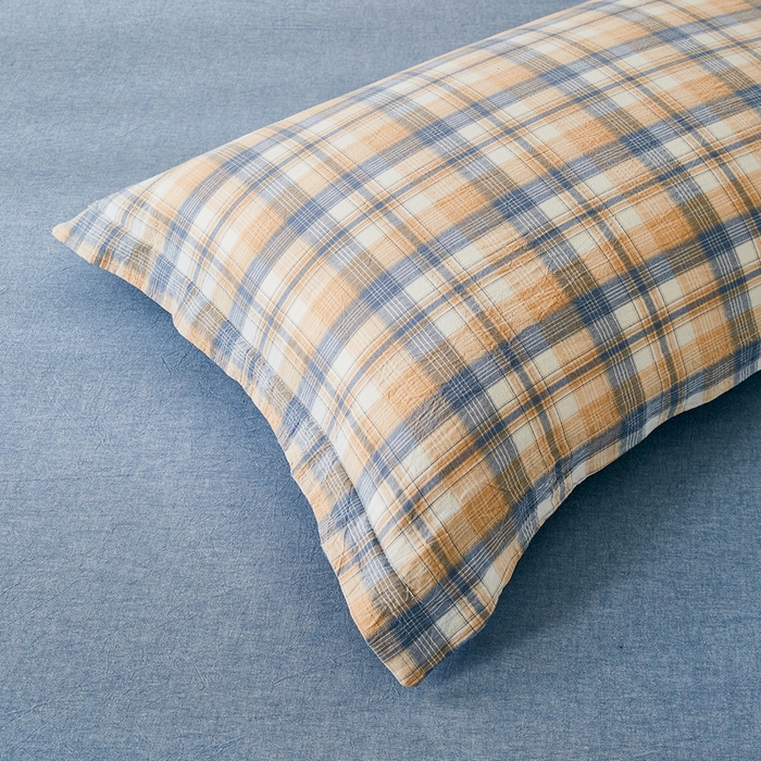 91家纺网 家纺一手货源 找家纺 81号家纺 2026新款全棉纯棉色织棉花夏被夏凉被空调被 蓝调格